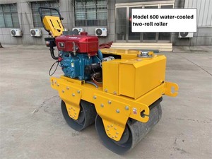 Đi Bộ phía sau Trống đôi rung động cơ diesel 9HP nhỏ nén Con lăn Máy đầm 2 tấn tay nhỏ gọn con lăn đường nhỏ gọn - Product Image 3