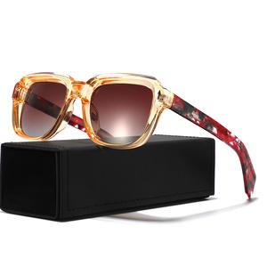 Gafas de Sol Polarizadas TR90 Clásicas con Marco Negro, Lentes TAC UV400, Protección Solar para Conducir, Moda Masculina - Product Image 5