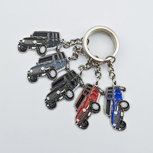 Chất Lượng Cao Bán Buôn Keyring Nhà Sản Xuất Tùy Chỉnh Mềm Men Keychain Kim Loại Kẽm Hợp Kim 2D 3D Mát Móc Chìa Khóa Xe - Product Image 2