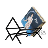 GOKA Fabrikant R25J Vinyl Opbergrek Metaal Vinylplatenplank Draaitafel Displayrek Houder Fabriek Beste Aanbieding