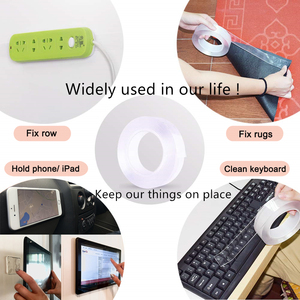 Nastro Adesivo Nano Biadesivo per Appendere Quadri, Strisce Adesive Rimovibili per Pareti, Nastro Adesivo per Poster, Decorazioni e Tappeti - Product Image 6