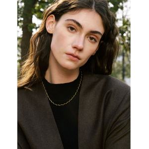 Collar de Acero Inoxidable 316L con Baño de Oro Sólido de 14k, Resistente al Agua y al Deslustre, de 26 Pulgadas, para Mujer y Hombre - Product Image 2