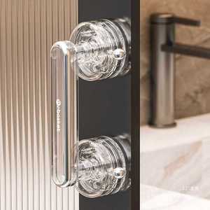 Poignée de porte en verre à ventouse XPMBS, capacité de charge de 5 à 10 kg, pour utilisation dans la salle de bain, la fenêtre, l'armoire, le réfrigérateur - Product Image 2