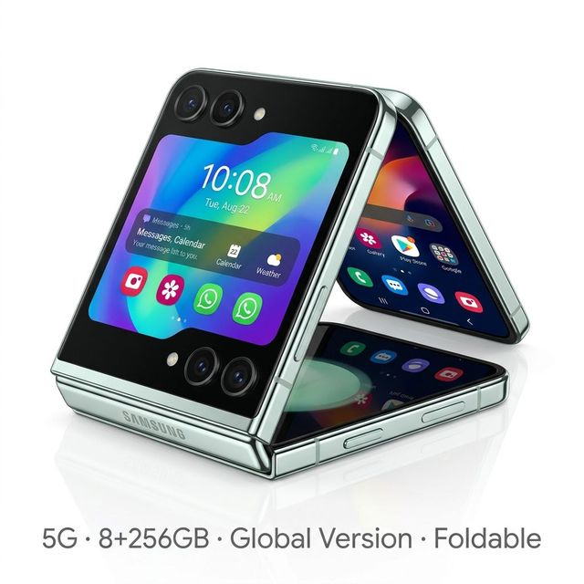 Samsung Galaxy Z Flip 5 SM-F731U 8GB/256GB Bora Purple Used z flip 5 used z flip 5 unlocked z flip 5 foldable