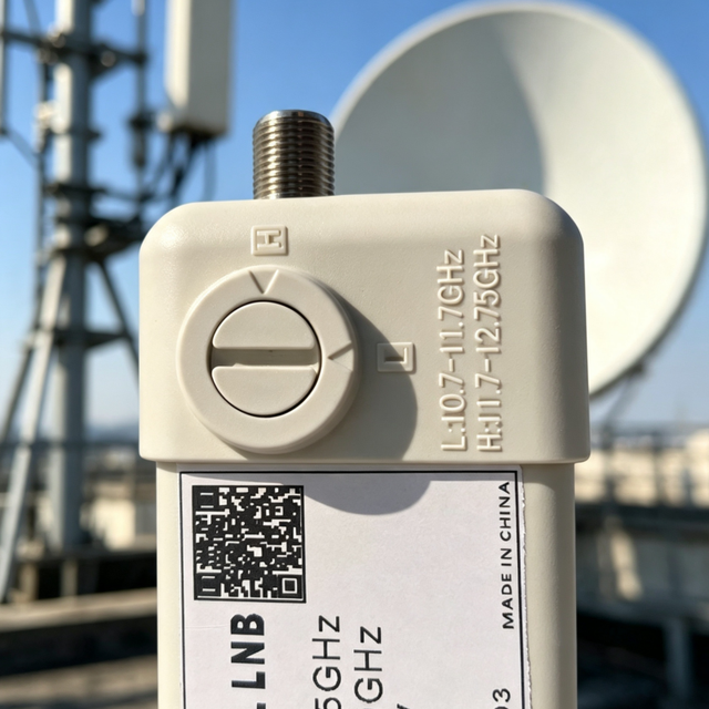 Original Ku-Band Dual LO PLL LNB 9.75/10.60GHz 10.70-12.75GHz Satellite LNB for TV Broadcasting Receiver