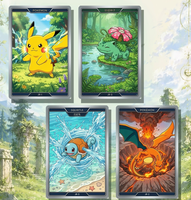 Cartes à collectionner d'anime personnalisées en gros, impression couleur, étui de protection premium pour jeux de table, diffusion en direct, etc.
