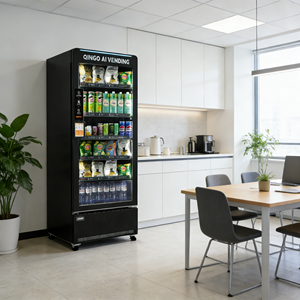 Máquina Expendedora Inteligente Portátil Qingo King con Certificación ISO y Adaptador UL de Instalación Rápida para Pasillos Escolares - Product Image 1