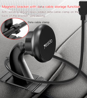 C91 6 pièces aimants Auto support de téléphone portable Base pliable magnétique support de Smartphone voiture