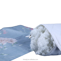 Fibre creuse de silicone conjuguée HCS OEKO-TEX 100% fibre discontinue de polyester 15D recyclée pour la literie de rembourrage