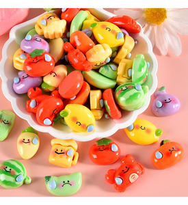 Accessoires en résine pour jeux de nourriture de dessin animé, matériaux faits à la main pour bricolage : coque de téléphone, aimant de réfrigérateur, élastique à cheveux, accessoires pour cheveux - Product Image 2