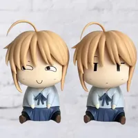 2 Styles 10cm Anime Kawaii Altria Dolls Fate Grand Order Saber Statue Altria Pendragon Action Figure GK Model PVC Collection