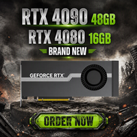 Kartu Grafis RTX 4090 48GB RTX 4080 16GB GDDR6X Workstation AI Render GPU Pasokan Massal Grosir Kartu Grafis