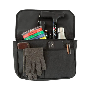 Pochette suspendue pour accoudoir de fauteuil roulant, sac de rangement pour accoudoir latéral, accessoires pour fauteuils roulants manuels ou électriques - Product Image 1