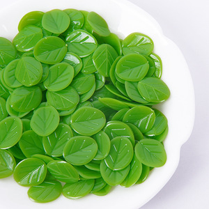 1.2cm realistic <b>leaf</b> model DIY craft material, small <b>leaf</b> accessories, PVC realistic plant mint <b>leaf</b> prop. - Product Image 2