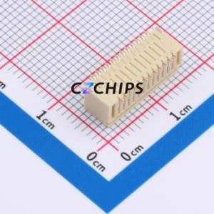 HC-SHD-2*12PWT-G-04 Wire-to-Board Pin Header SMD,P=1mm,Horizontal Mount Connector 2x12P 1mm Horizontal Mount SHD - Product Image 2