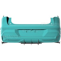 Car Rear Bumper Spoiler Lip Diffuser Modification Part For Renault Megane E-Tech 2021-2025 Bumper Protector Cover Accessories