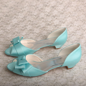 Navy Shoes Party <strong>Size</strong> 7 Kitten <strong>Heels</strong> - Product Image 6