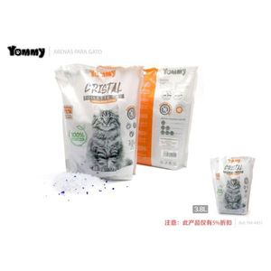 Litière pour chat Yommy Cristal 3,8L, agglomérante, pour chats - Product Image 4