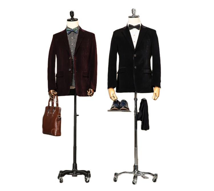 Мужской манекен в форме платья для делового костюма, полутелесный манекен с подставкой