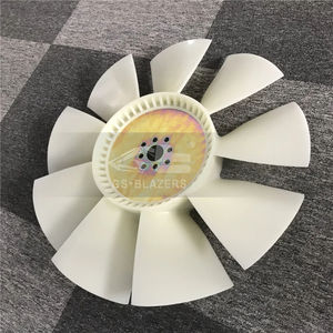 อะไหล่เครื่องยนต์รถขุดสำหรับเครื่องยนต์ <span class=keywords><strong>Sk200</strong></span>-<span class=keywords><strong>5</strong></span>/6D31/6D34 อะไหล่ใบพัดลม <span class=keywords><strong>KOBELCO</strong></span> สี่รู 9 ใบพัด ระบายความร้อนได้ดี - Product Image 2