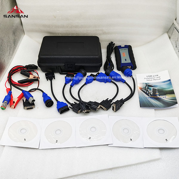 Excavator Diagnostic Scanner Tools USB Link 2 125032 Truck Test Kit for Truck Machinery Spare Parts