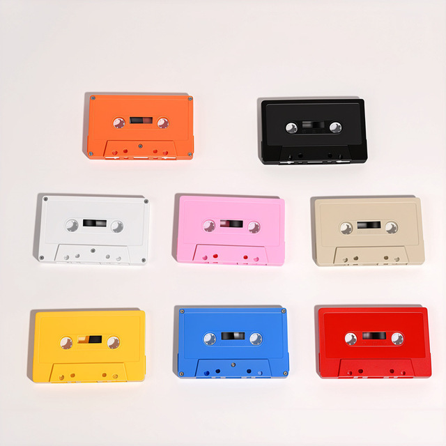 New High Transparent Blank Bare Standard Audio Tape 60/90 Minutes Cassette Single Disc China Color Box Packaging