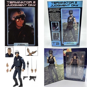 NECA Terminator 2 T1000 Edizione Po con <span class=keywords><strong>Sarah</strong></span> Connor, Action Figure in PVC da 7 Pollici in Scatola, Modellino Giocattolo - Product Image 2