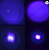 Faible quantité minimale de commande logo personnalisé 3w UV 365nm lampe de poche led