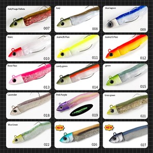 Hunpalace plastica morbida <span class=keywords><strong>silicone</strong></span> PVC plastica 150mm affondamento acqua salata pesca esca da pesca minnow nero richiamo morbido - Product Image 5