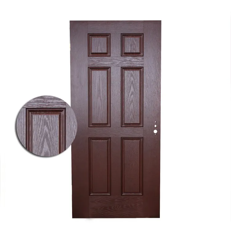 FRP GRP SMC materiale solido porta interna in fibra di vetro della porta di entrata, a buon mercato camera da letto porta