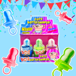 Caramelos al por Mayor, Etiqueta Privada Personalizada, Deliciosos Caramelos Duros en Forma <span class=keywords><strong>de</strong></span> Botella, Múltiples Sabores <span class=keywords><strong>de</strong></span> <span class=keywords><strong>Frutas</strong></span>, Regalo Lindo para Niños, OEM - Product Image 1