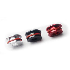 CRASTP Gear <b>Shift</b> <b>Knob</b> Base Aluminum Alloy Red Black Silver Rustproof For Most Car Models - Product Image 4