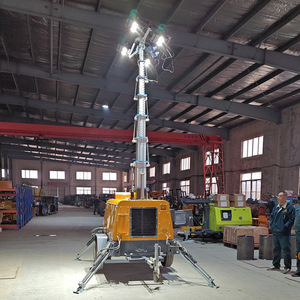 Camion d'éclairage mobile diesel LED Moonluzion MLT4400D IP65, angle de faisceau 360°, tension personnalisable, pour construction, urgence, nuit - Product Image 4