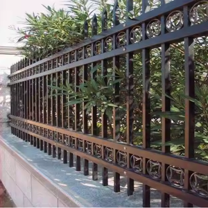 Ron Clôture Villas <span class=keywords><strong>Ferronnerie</strong></span> écologique Garde-corps d'escalier pour maisons Design industriel Acier Bois Plastique pour portes d'allée de jardin - Product Image 2