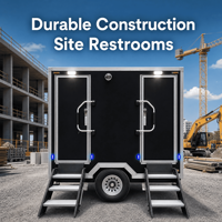 WC mobile de luxe personnalisé avec douche intégrée, pour événements VIP, parcs et camping-grounds, sanitaire, économique en eau, WC public portable