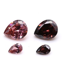 Fabricant de pierres précieuses Zircon Pierres Couleur spéciale 2*3mm à 10*14mm Rhodolite Poire Cut Cubic Zirconia Loose Cz Stone