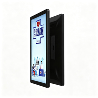 Layar LCD Informasi Media Elevator 18,5 inci, Digital Signage Dinding untuk Publikasi Iklan