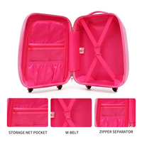 Ensemble de valises pour enfants OMASKA personnalisées en ABS, 3 pièces, valises à roulettes ABS, 14, 16, 20 pouces, valises ABS mignonnes