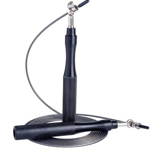 Corde à sauter en alliage d'aluminium, équipement de fitness réglable de 3M pour adultes et enfants, noir classique, rouge chinois, bleu ciel - Product Image 2