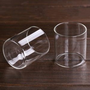 Wedding <b>Decor</b> High Jars Large Clear Glass Candle Holder Water Straight Heat Resistant Floating Empty Sand Candle Containers - Product Image 6