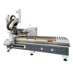 China Wood Carving Machine 2022 China New Design Tool Change 8pcs Atc Wood Cnc Aluminum Router 3d Woodworking Carving Machine 1325 For Furniture Cabinet Do