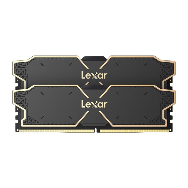 Factory Wholesale Lexar DDR5 Memoria Ram 6000Hz 16GB*2 Gaming Vest Memory Stick Thor Black for PC
