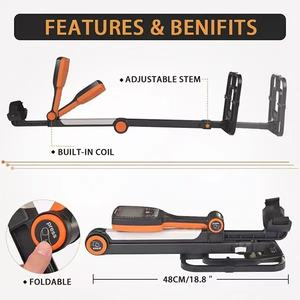 <span class=keywords><strong>Detector</strong></span> de Metais Profissional TX640 com Bobina Quadrada à Prova d'Água de 15x7cm e Sensibilidade de 8 Polegadas para Adultos - Product Image 4
