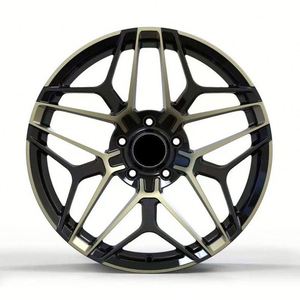 Jante de voiture en alliage personnalisé 5X120 roues forgées jante de voiture de passager doré noir pour Audi A5 Kia A5 Volvo <span class=keywords><strong>60</strong></span> - Product Image 1