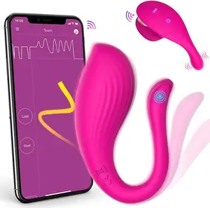 Neonadaları seks oyuncakları zevk çift titreşimli yumurta APP uzaktan kumanda G spot külot giyilebilir çift yapay penis vibratör