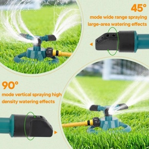 Aspersor Rotatorio de 360 Grados con Base de 3 Brazos, Dirección de Rociado Ajustable, Conector Rápido de 1/2'', Aspersor para Jardín, Patio y Césped - Product Image 6
