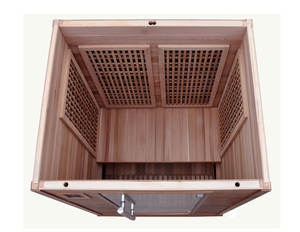 SS-200T Modern penggunaan rumah 2 orang inframerah Sauna Hemlock kayu Cedar merah dengan manfaat turmalin untuk Gym Villa kenyamanan relaksasi - Product Image 4