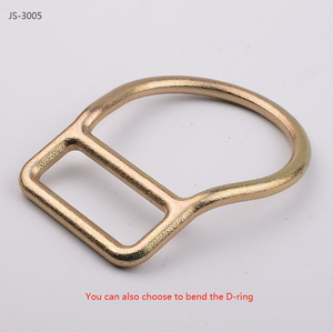 Jensan coleira de segurança, anel d, largura dupla, metal interno, com 45mm, branco/zinco, amarelo/preto/zinco, colorido ansi Z359.12-09 - Product Image 6