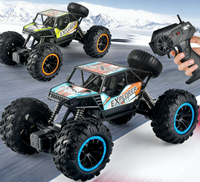 2,4G Großes RC-Auto mit 45-Grad-Steigfähigkeit, TPR-Antirutsch-Reifen, Geländewagen, Spielzeug für Jungen, Stunt-Auto