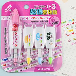 סרט דקורטיבי סרט קריקטורה דקורטיבי מדבקות עבור Scraping כרטיס ברכה 1 עם 3 <span class=keywords><strong>reills</strong></span> - Product Image 2